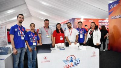 TEKNOFEST, Ege Üniversitesi öğrencilerinin başarılı projelerine ev sahipliği yapıyor. Üniversiteden