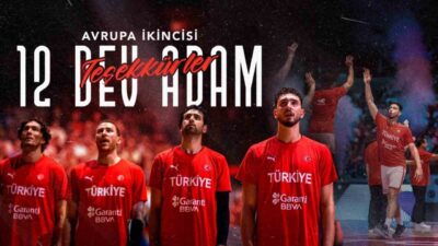 Emine Erdoğan, A Milli Erkek Basketbol Takımı'nın EuroBasket 2025'te gümüş