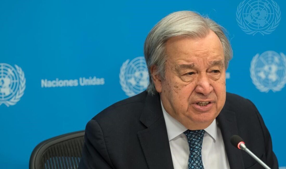 BM Genel Sekreteri Antonio Guterres, İsrail'in Gazze'deki durumu ciddi şekilde