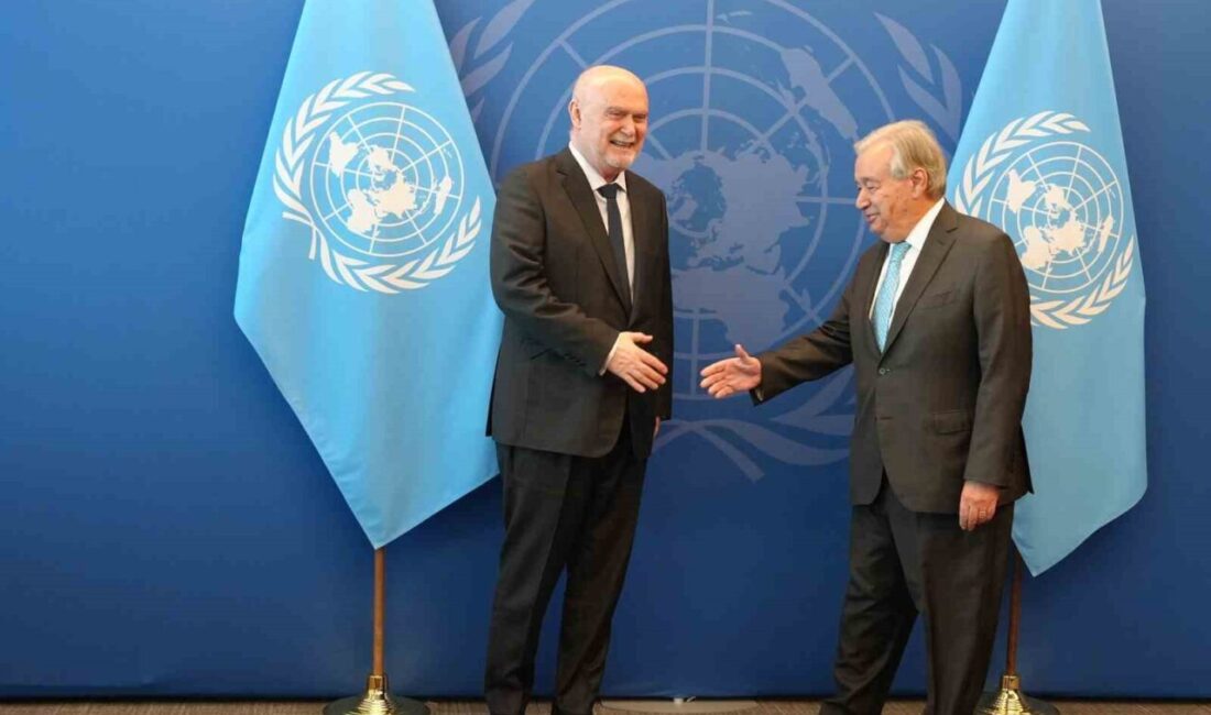 BM Genel Sekreteri Antonio Guterres, AGİT Genel Sekreteri Feridun Sinirlioğlu'nu