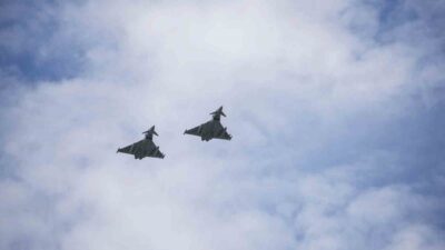 İngiltere, NATO'nun "Doğu Gözcüsü" operasyonu kapsamında Polonya semalarında 2 Typhoon