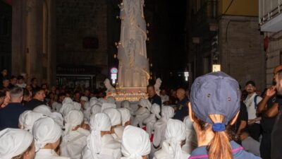 İtalya'nın Viterbo kentindeki Macchina di Santa Rosa festivalinde saldırı planı