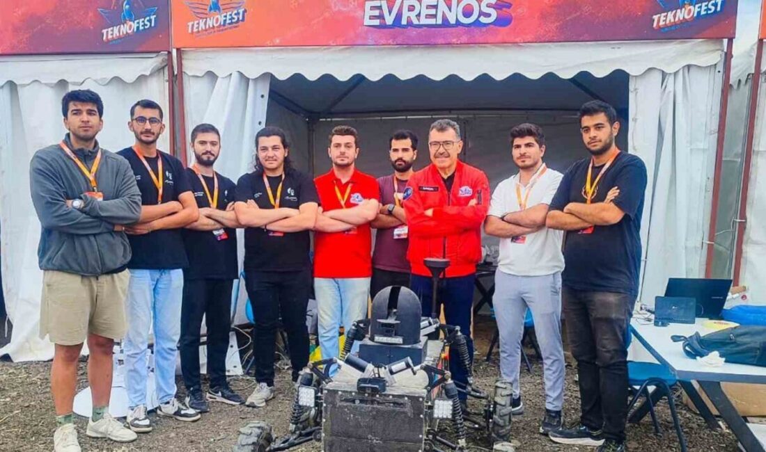 Karabük Üniversitesi öğrencilerinden oluşan Evrenos Takımı, TEKNOFEST 2025'te İnsansız Kara