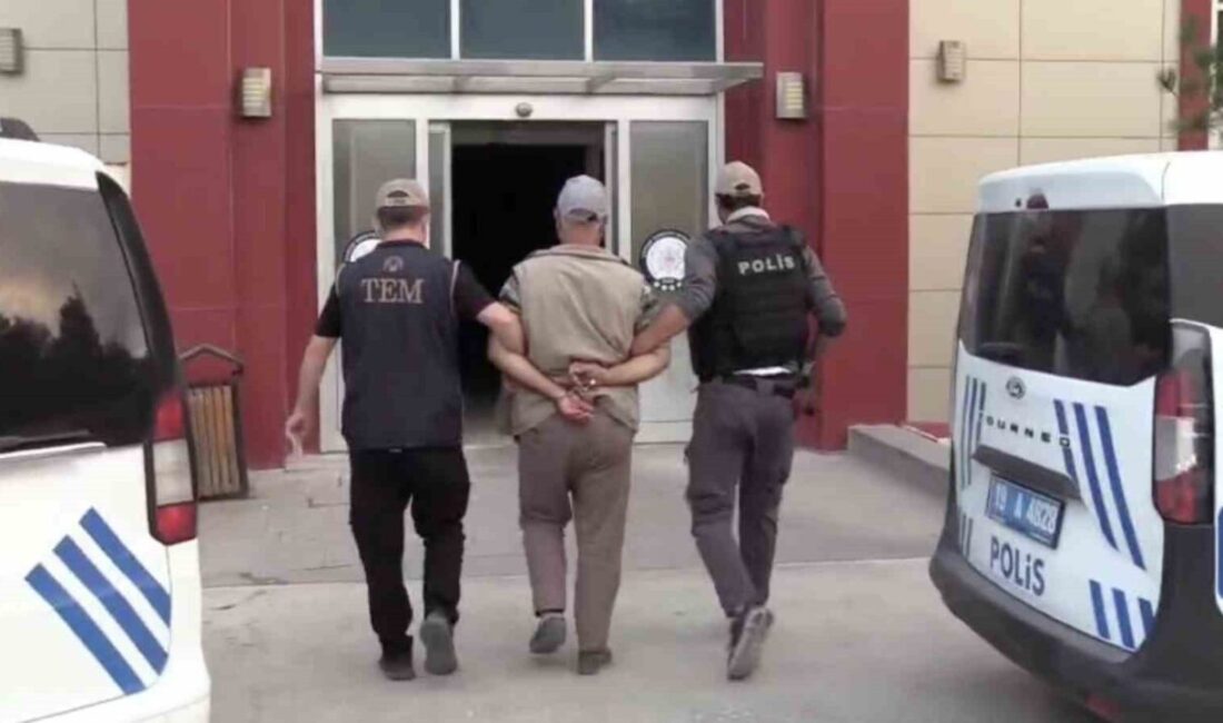 Çorum Emniyet Müdürlüğü TEM Şubesi operasyonunda DEAŞ üyesi yabancı uyruklu