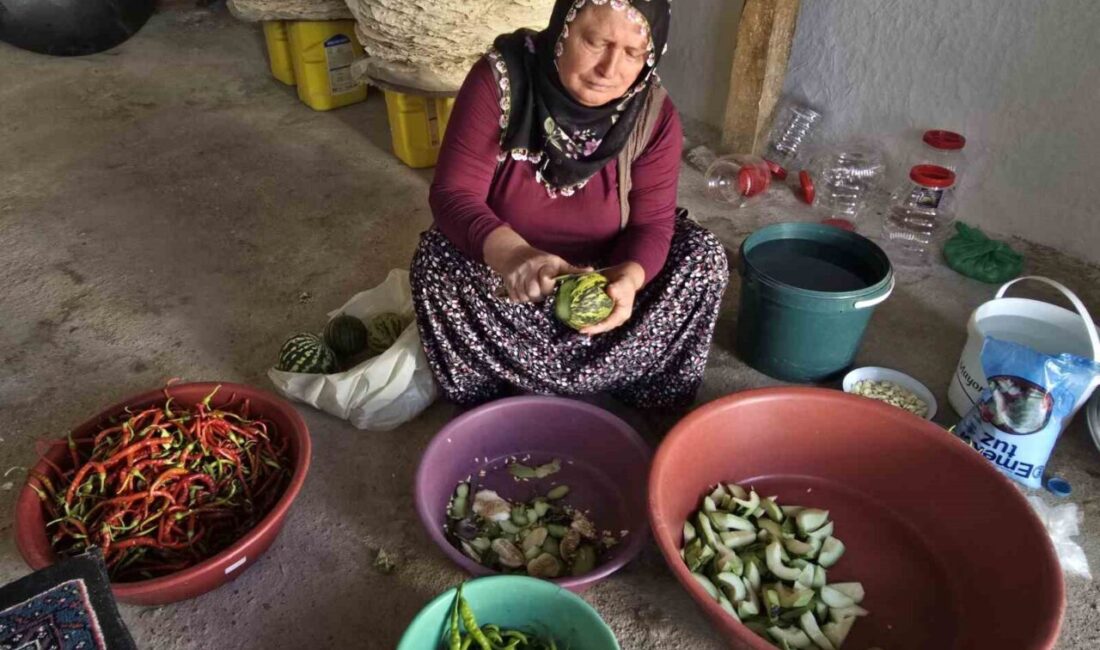 Yozgat'ın Alcı köyünde yaşayan Raziye Gök, sonbaharla birlikte geleneksel turşu
