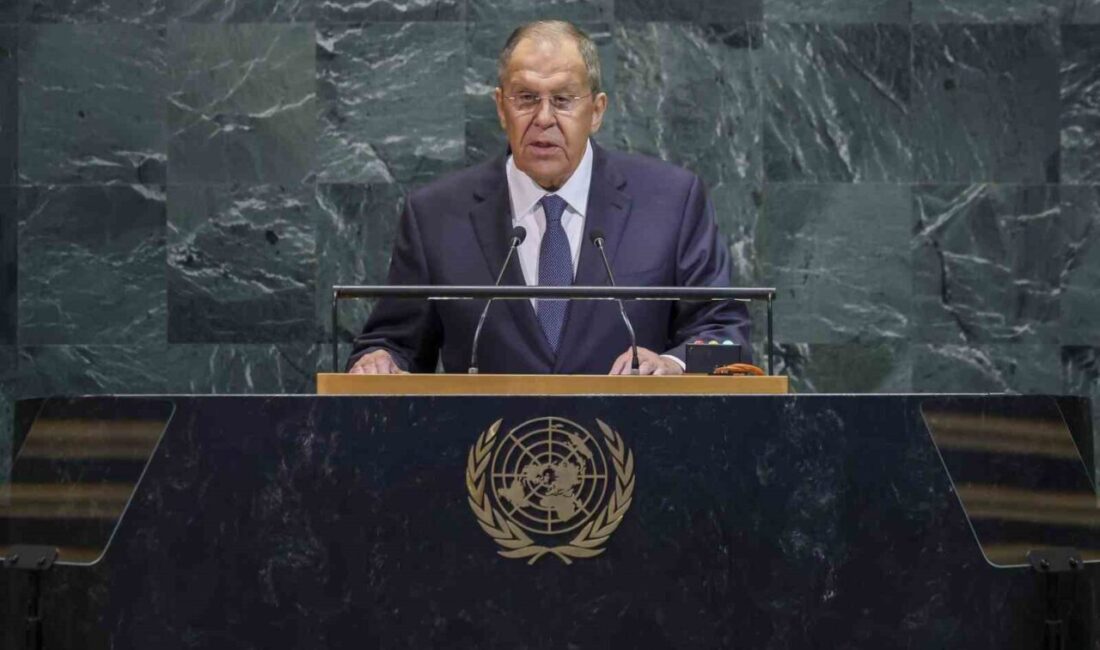Rusya Dışişleri Bakanı Sergey Lavrov, BM Genel Kurulu'nda İsrail'in Gazze'ye