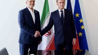 Fransa Cumhurbaşkanı Emmanuel Macron, İran Cumhurbaşkanı ile yapılan görüşmede, İran'ın