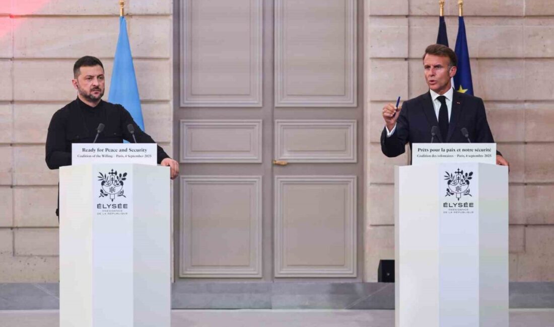 Fransa Cumhurbaşkanı Emmanuel Macron, Gönüllüler Koalisyonu Zirvesi’nden sonra Ukrayna’ya asker