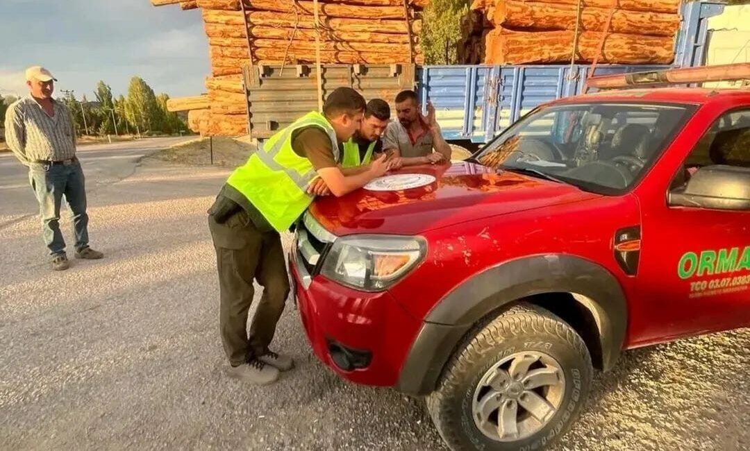 Beypazarı ve Nallıhan ilçelerinde Orman İşletme Müdürlüğü ekipleri, mobil kontrol