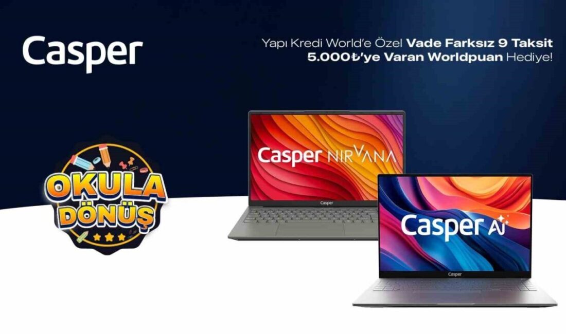 Casper, eğitimde yeni nesil teknolojilerle öne çıkıyor. Nirvana S100 ve