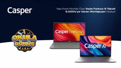 Casper, eğitimde yeni nesil teknolojilerle öne çıkıyor. Nirvana S100 ve