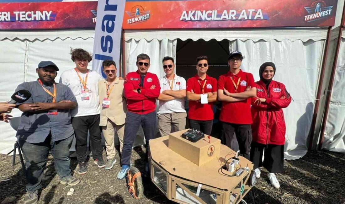 OMÜ öğrencilerinden oluşan Akıncılar-Ata Takımı, TEKNOFEST 2025 İKA Yarışması'nda 210.60