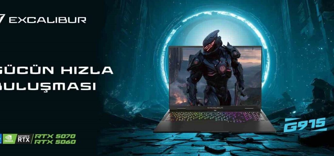 Excalibur G915, RTX 5060 ve RTX 5070 ekran kartı seçenekleriyle,