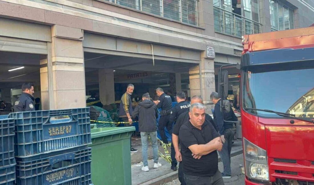 Polatlı'da pazar yerinde çıkan kavgada K.H. adlı bir kişi, pompalı