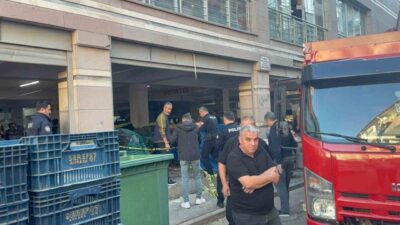 Polatlı'da pazar yerinde çıkan kavgada K.H. adlı bir kişi, pompalı