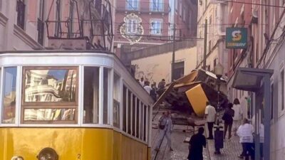 Portekiz'de Lizbon'un turistik Gloria Füniküleri'nde meydana gelen kazada 3 kişi