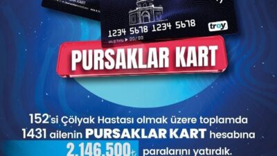 Pursaklar Belediyesi ihtiyaç sahibi ailelere destek ödemeleri yaparak sosyal sorumluluk