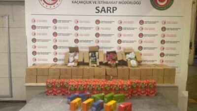 Gümrük operasyonlarında toplamda 601 kilo uyuşturucu ele geçirildi. Ticaret Bakanlığı,