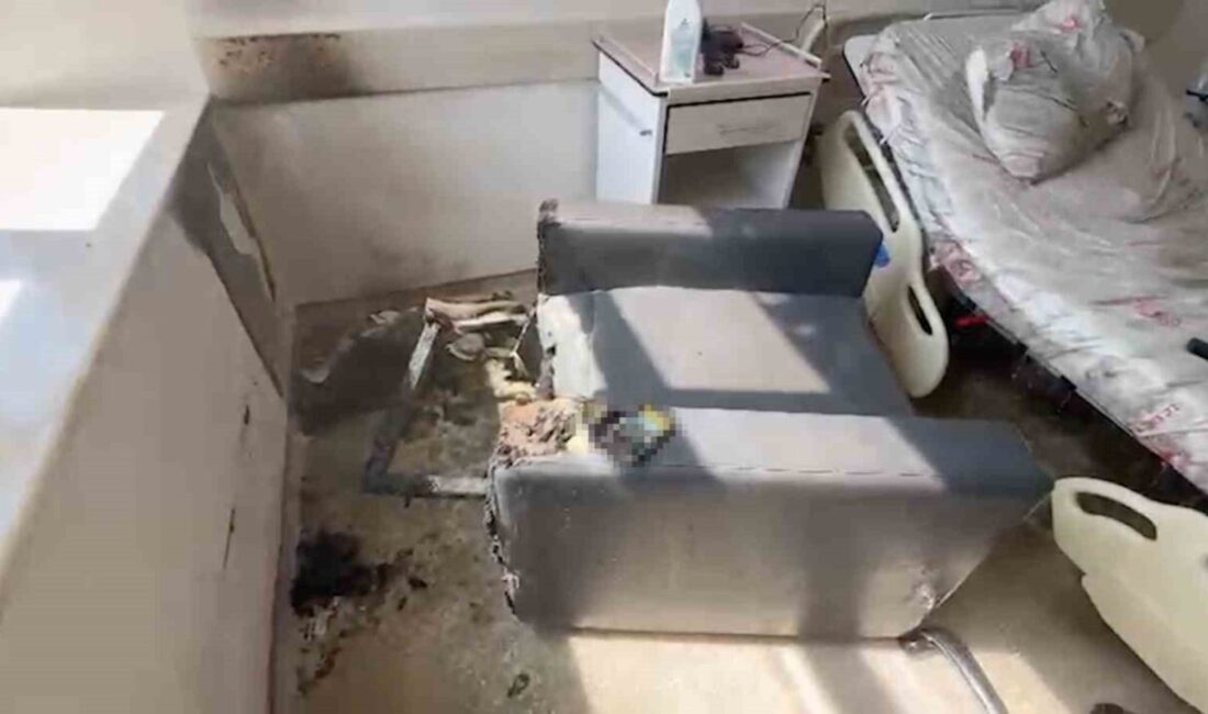 Çorum'un Sungurlu ilçesinde hastane odasında çıkan yangın, hızlı müdahaleyle büyümeden