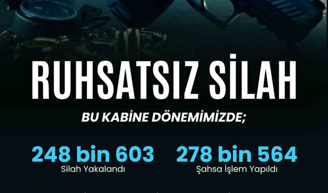 İçişleri Bakanı Ali Yerlikaya'nın verdiği bilgiye göre son bir haftada