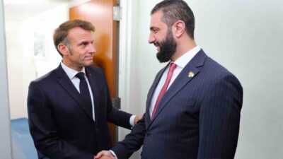 Suriye Devlet Başkanı Ahmed eş-Şara, New York'ta Fransa Cumhurbaşkanı Emmanuel