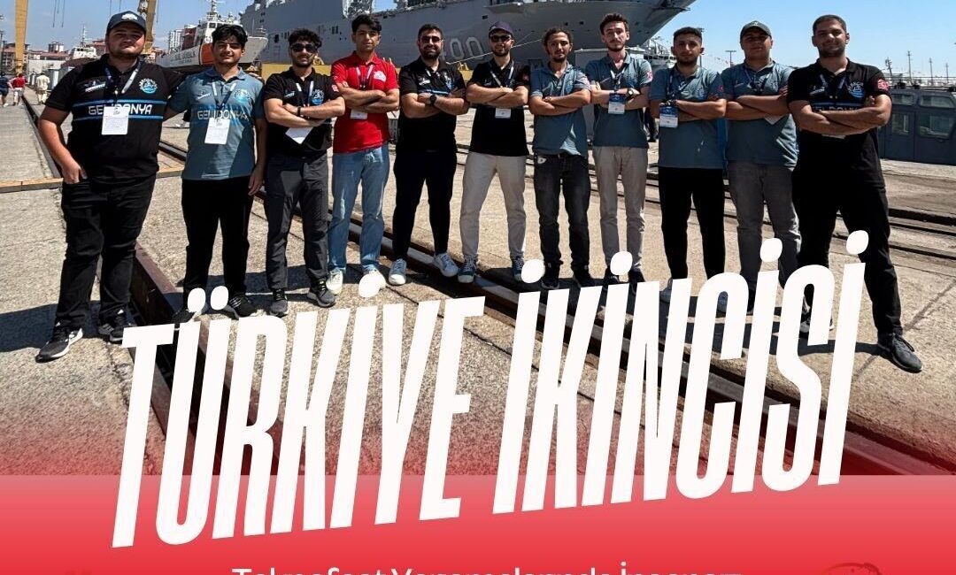 Elazığ takımı, TEKNOFEST 2025 İnsansız Deniz Aracı yarışmasında Türkiye ikincisi