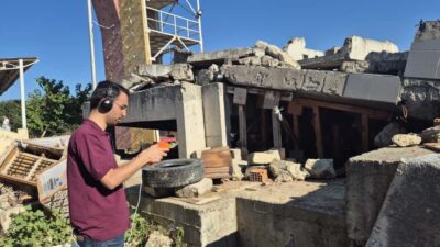 Samsun'da AFAD tarafından yapılan deprem tatbikatında, Dr. Öğr. Üyesi Mustafa
