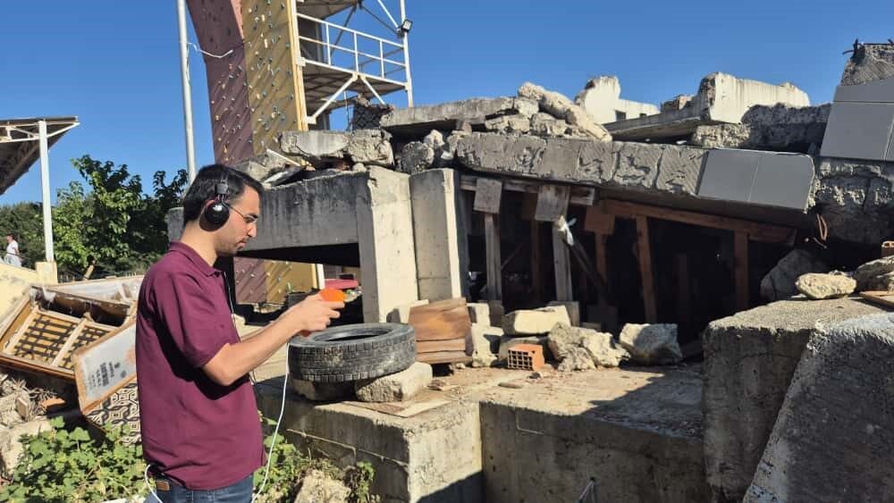 Samsun'da AFAD tarafından yapılan deprem tatbikatında, Dr. Öğr. Üyesi Mustafa