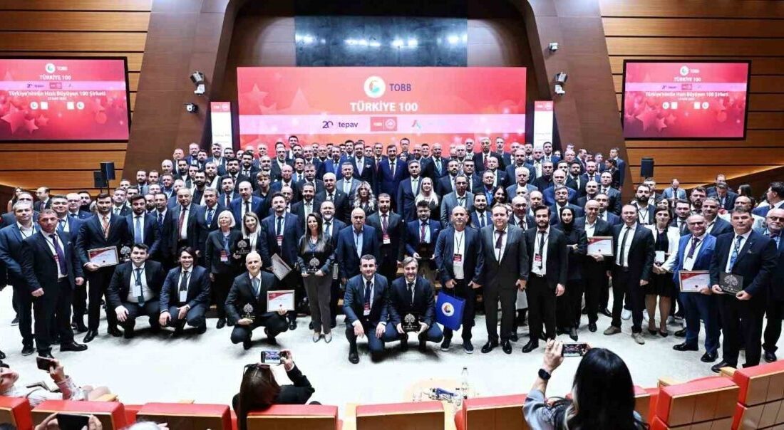 TOBB öncülüğünde yapılan Türkiye'nin en hızlı büyüyen 100 şirketi belirlendi.