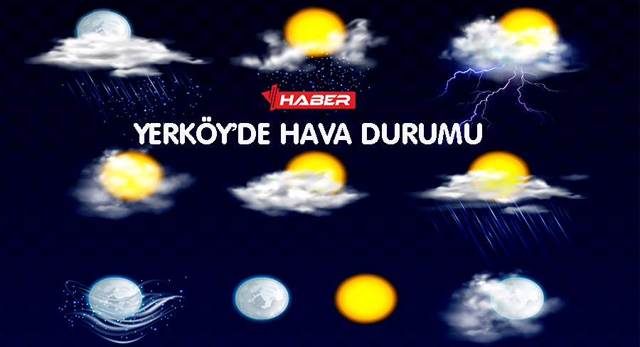 Meteoroloji Genel Müdürlüğü’nün açıkladığı rapora göre, Yerköy’de 25 Eylül Perşembe