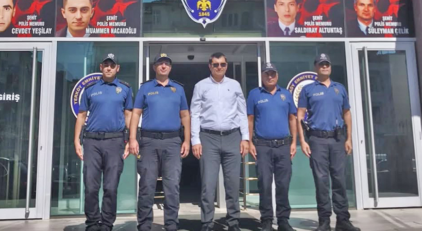 Yerköy Kaymakamı Mehmet Halis Aydın, ilçeye yeni atanan 3. Sınıf