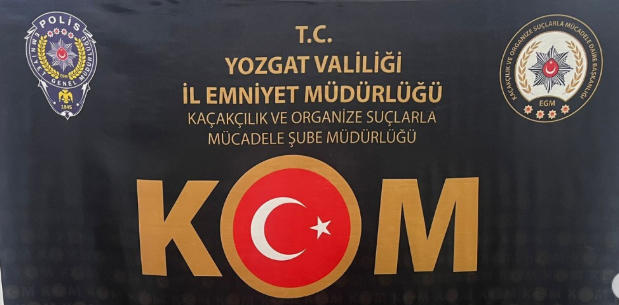 Yozgat İl Emniyet Müdürlüğü ekipleri, Narkotik Suçlarla Mücadele kapsamında il
