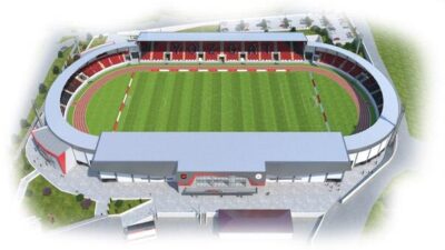 Yozgat’ta yapımı büyük ölçüde tamamlanan Yozgat Şehir Stadyumu’nda sona yaklaşıldı.