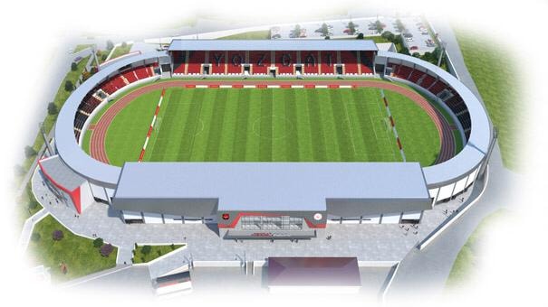 Yozgat’ta yapımı büyük ölçüde tamamlanan Yozgat Şehir Stadyumu’nda sona yaklaşıldı.