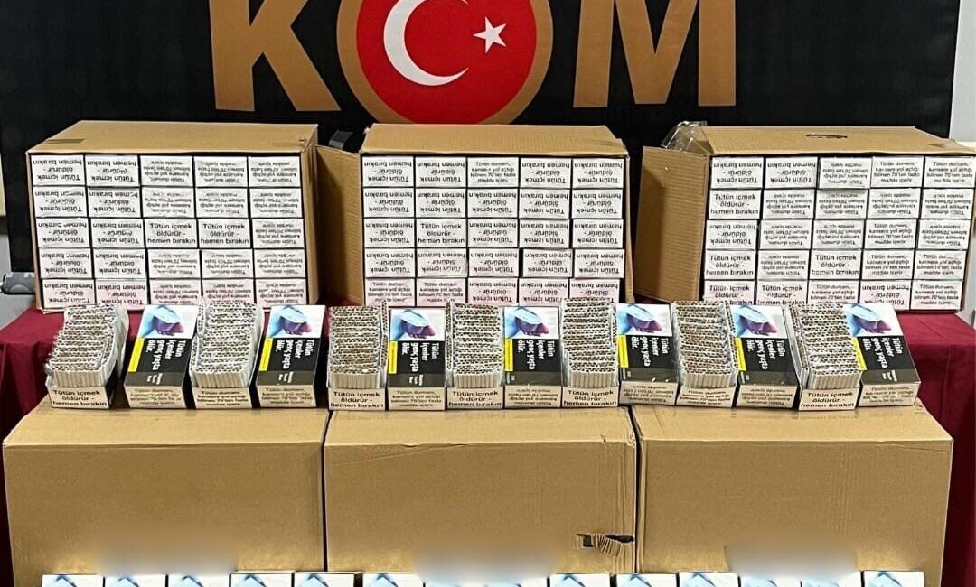 Yerköy'de gerçekleşen operasyonda kaçak makaronların yanı sıra 202 bin adet