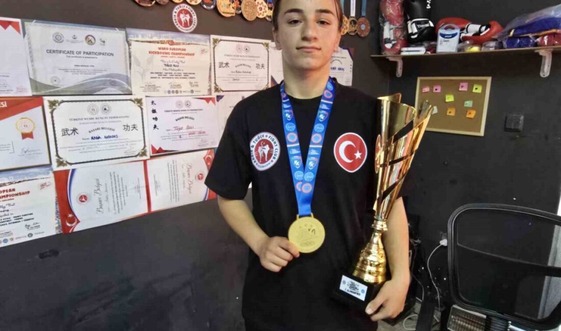 Yozgatlı kick boks sporcusu Rabia Karadaş, WAKO Avrupa Şampiyonası'nda altın