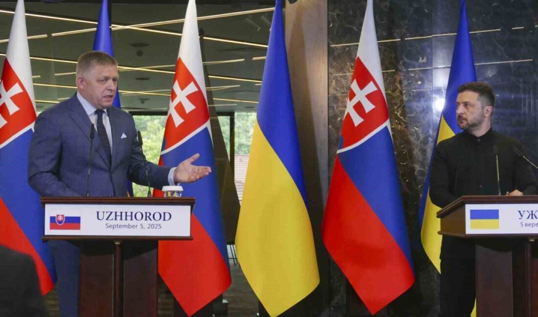 Ukrayna Devlet Başkanı Zelenskiy, Slovakya Başbakanı Robert Fico'yla yaptığı görüşmenin