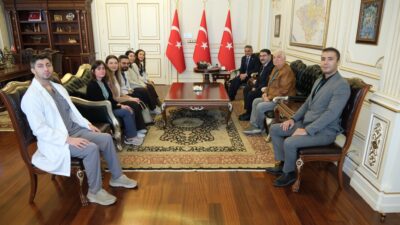 Yozgat Şehir Hastanesi Başhekimi Op. Dr. Murat Başer ve beraberindeki