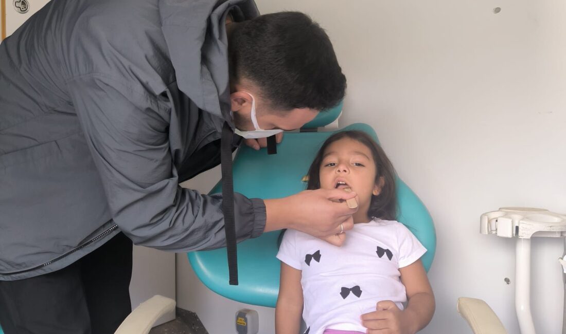 Çiçekdağı Toplum Sağlığı Merkezi ekipleri, mobil tarama aracıyla köy ziyaretlerine