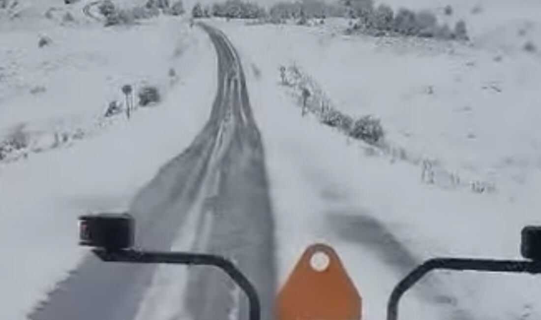 Yozgat’ta mevsimin ilk karı yağdı. Kar yağışının ardından Yozgat Valiliği