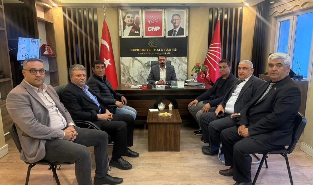 Başkentteki Yerköylüler Derneği, Sincan Cumhuriyet Halk Partisi İlçe Başkanlığı görevini