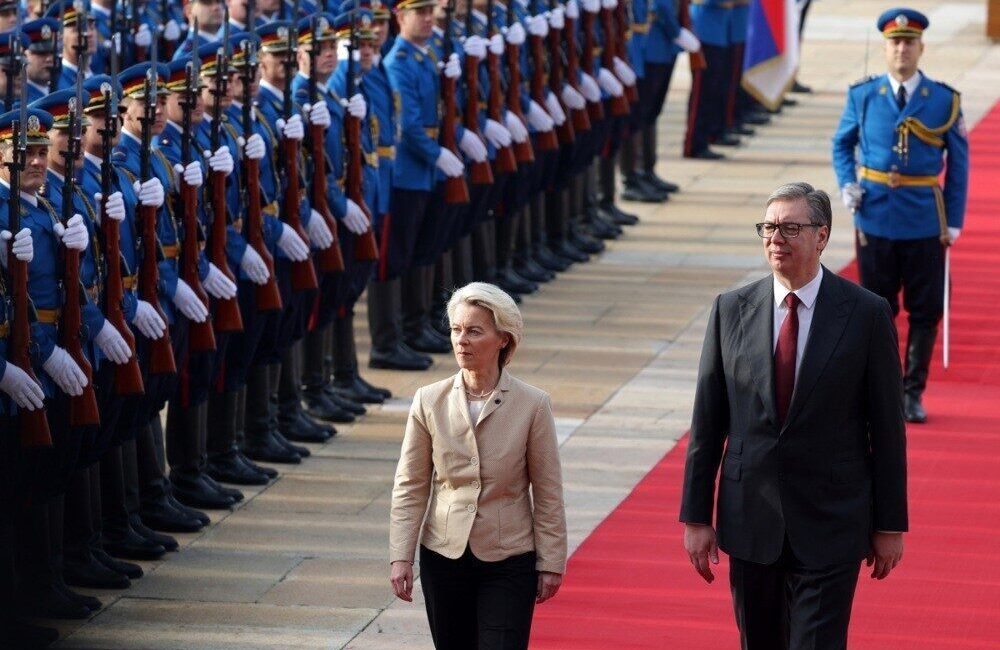 AB Komisyonu Başkanı Ursula von der Leyen, Sırbistan'ın AB'ye katılım