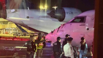 ABD'nin New York kentinde LaGuardia Havalimanı'nda Delta Air Lines'a ait