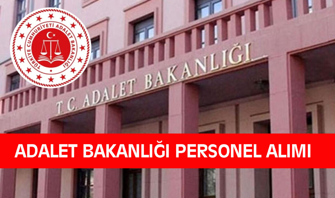 Adalet Bakanlığı, 2025 yılı personel alım takvimini duyurdu.
Bakanlık bünyesinde görevlendirilmek