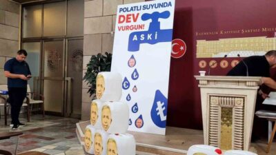 Ankara Milletvekili Osman Gökçek, Polatlı'daki su projesinde usulsüzlük olduğunu söyleyerek,