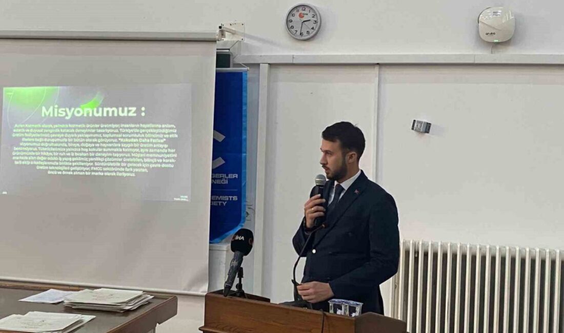 Ankara Üniversitesi Kimya Fakültesi’nde, Auran Kozmetik ve Kimyagerler Derneği iş