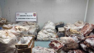 Ankara'nın Akyurt ilçesinde yapılan operasyonda, 15 milyon 500 bin lira