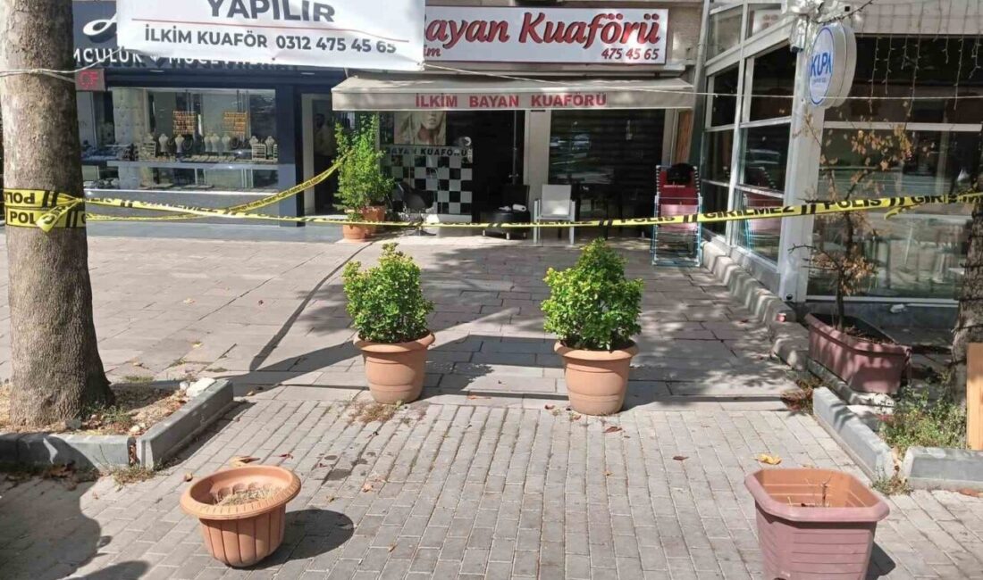 Ankara'da kadın kuaförüne alacak verecek meselesi nedeniyle pompalı tüfekli saldırı