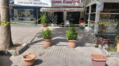 Ankara'da kadın kuaförüne alacak verecek meselesi nedeniyle pompalı tüfekli saldırı