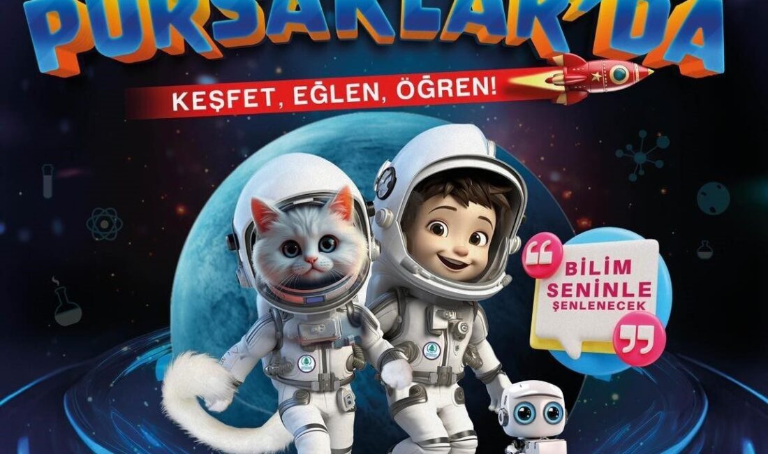 Ankara Pursaklar Belediyesi tarafından düzenlenen TÜBİTAK 4007 Bilim Şenliği, çocukların